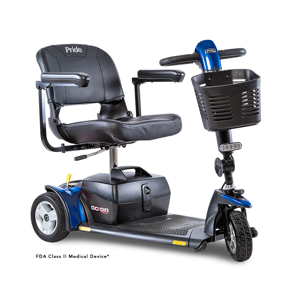 (H) Pride Go Go Sport 3 Wheel 325lbs Capacity